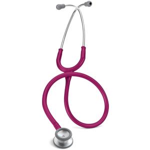 3M Littmann Classic II Pediatric Stethoscope, 2122, Stainless Steel Chestpiece, 28" Raspberry Tube