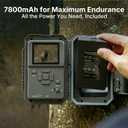 Meidase S965 Pro Cellular Trail Camera (Non-WiFi), 4G LTE Remote Monitoring, Live View, 7800mAh Battery, GPS Tracking, Multi-Cam Data Plan, Motion Activated