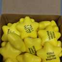 Shappy 72 Pcs Inspirational Star Stress Relief Balls Motivational Stress Ball Encouraging PU Bulk Balls for Adults Small Therapy Fidget Relief Toys for Valentines Gifts(Yellow)