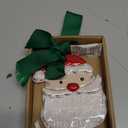 Mud Pie Christmas Santa Stamped Ornament