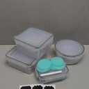 40 Piece Food Storage Containers with Lids(20 Containers & 20 Lids), BPA-Free Plastic Food Containers for Kitchen Storage and Organization, Leak Proof Meal Prep Container, Includes Labels & Pen