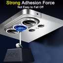 4 x Ferilinso Camera Lens Protector for Samsung Galaxy S26 Ultra, Metal Aluminum Alloy, Unbreakable Protection, Phone Case Friendly, Camera Cover Film Accessories Screen Protector Tempered Glass, Silvery