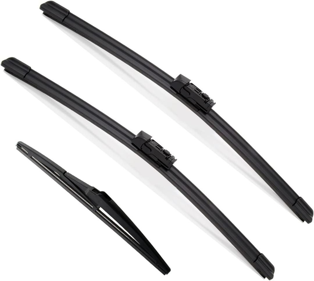3Pcs Mazda CX-5 CX5 CX-9 CX9 Windshield Wiper Blades 02/2017-2021 2022 2023, Original Equipment Automotive Replacement Windshield Wiper Blades for My Car- 24"/18"/14" (Set of 3)