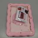 Case for iPad 9th Generation Case / 8th Gen / 7th Gen 10.2 Inch 2021 2020 2019, Heavy Duty Shockproof Protective Cover with Pencil Holder [360 Rotate Strap] & Stand for Kids, Pink