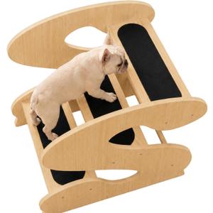 Wood Stairs for Dogs WoodPattern,80lb