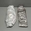 Pro Goleem 2 Pack Satin Soft Crib Sheet Great for Baby with Sensitive Hair Silky Baby Sheet White and Gray Unisex 52x28x8 Fitted Sheets