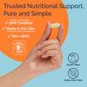 Replenza Daily GLP-1 Nutritional Support Supplement, Essential Vitamins and Minerals, Support for Gut Health, Stress and Cellular Energy 60 Tablets, Best By: 03/2028