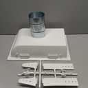Deflect-O Dryer Venting Box 4" WHT
