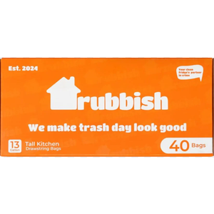 Rubbish Home 13 Gallon Compostable Drawstring Trash Bags (40 CT)
8 oz