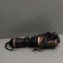 slopehill Mini Travel Dual Voltage Hair Dryer Brush,1000 Watts Hot Air Brush with European Plug, Ionic Hair Dryer and Styler for Women, Oval Barrel 2 Heat & 2 Speed Settings for International Travel (Black)