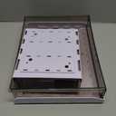 2 Pack Under Drawer Organizer, Slide Out Under Desk Storage, Self Adhesive Drawer Attachment for Office, School, Home, Hidden Desktop Organizer for Office Supplies & Home Essentials (Black)