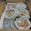 10 Pcs Crystal Flower Stand Gold Wedding Centerpieces 16.9 Inch Tall Gold Vase with Chandelier Metal Wedding Centerpiece Vase for Birthday Party Reception Festivals Party Decor (S-16.9inch)