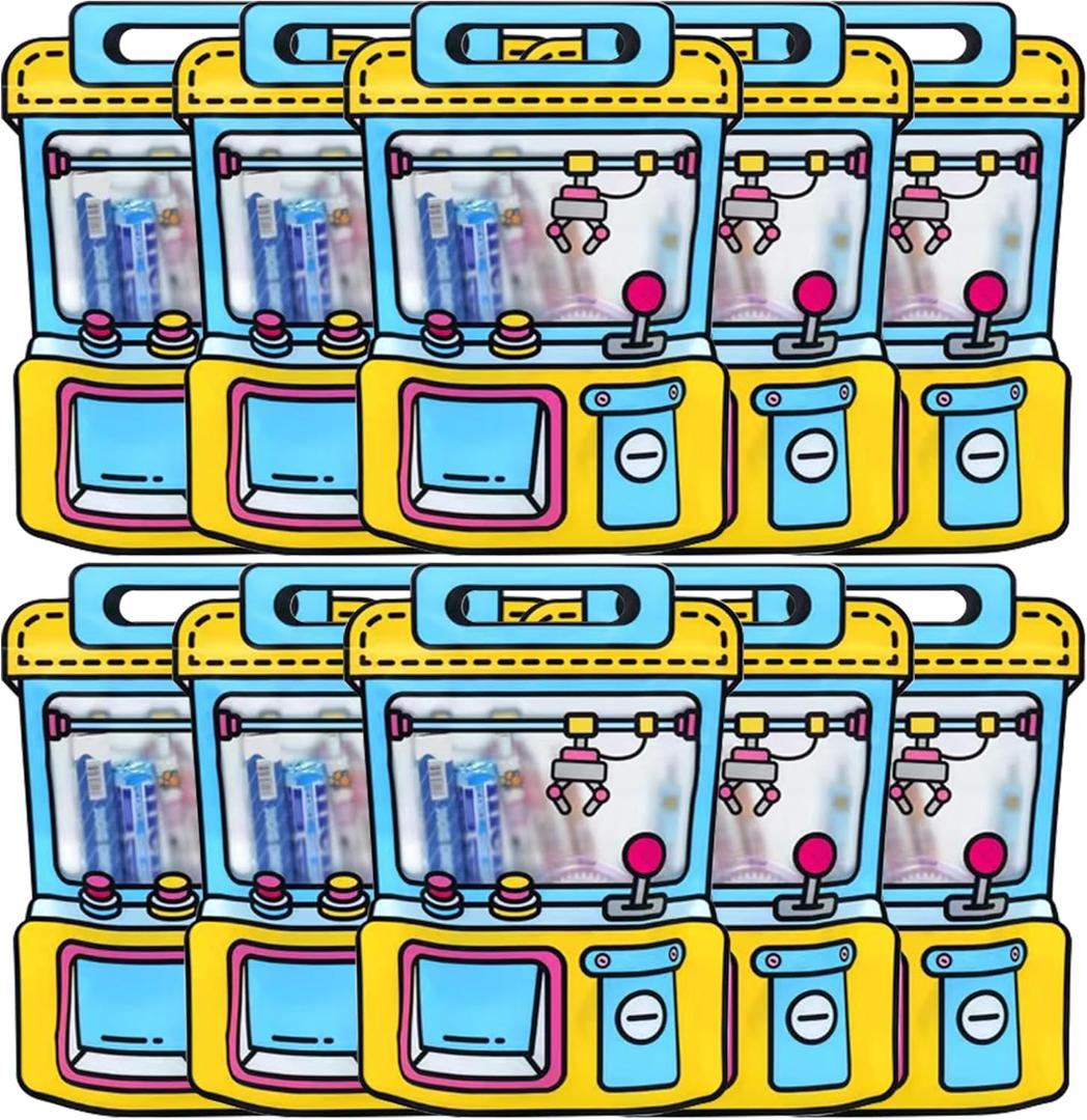 Muitcdo 30 PCS Blue Party Favor Bags for Kids, Children with Stand-up Bottom, Grip Seal Bulk Gift Bag for Birthdays, Back to School, Classroom