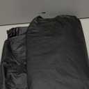 LUSHVIDA Square Fitted Table Cover Card Tablecloth 34x34 inch, 2 Packs Waterproof Elastic Vinyl Table Cloth with Flannel Backing Plastic Picnic Small Tables Top for Kitchen Dining Outdoor Party, Black