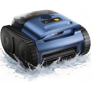 [2026 Release] Automatic Robotic Pool Vacuum for Inground & Above Ground Pools, Wall Climbing Pool Vacuum Cleaner, Cleans Floor, Walls, Waterline, Drain & Skimmer up to 2150 Sq. Ft., 190 Min
