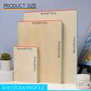 MEEDEN Unfinished Wood Canvas Board:5x7 8x8 11x14 Canvas Panel Pack of 6