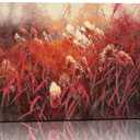 Sense&Sensitivity Arts - Reed Landscape Oil Painting Print Red Abstract Wall Art Modern Vintage Red Grass Wall Decor Abstract Art Wall Decor for Living Room Kitchen Bathroom Bedroom Office Hallway 24x36 Inch