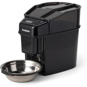 PetSafe Automatic Cat Feeder - Healthy Pet Simply Feed - Automatic Pet Feeder for Cats & Dogs - Timed Pet Feeder with Programmable Portion Control - Holds 24 Cups of Dry or Semi-Moist Dog or Cat Food