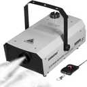 Fog Machine 1500W with DMX, Wireless Remote & Timer Function  Professional Outdoor Waterproof Smoke Machine for Stage DJs, Halloween, Parties, Concerts, Events