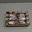 CLOUDY BAY Dimmable Upgraded 3 Color 120V LED Indoor Outdoor Step Light,3000K/4000K/5000K 3W 55lm,Stair Light,Metal Black,6 Pack