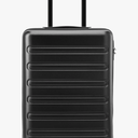 NINETYGO Carry On Luggage 22x14x9 Airline Approved, 20 Inch Luggage with Smooth Double Spinner Wheels, Hard Shell PC+ABS Suitcase Carry-On, Lightweight Travel Luggage, TSA Approved (Black, Andes)