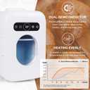 Sourdough Home with Window, Sourdough Starter Home with 41-122F Accurate Temperature Control, 10L Large Capacity, Energy-Saving & Quiet Operation, Great for Making & Storing Sourdough Starter