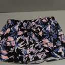 ONLYSHE Womens Casual Drawstring Shorts Summer Elastic Waist Shorts Pocketed Pants (Small, B-black Blue)