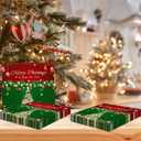 40pcs Christmas Napkins Decorations, Red and Green Merry Christmas Napkin, Xmas Tree Napkins for Winter Holiday Xmas Birthday Party Supplies