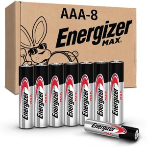 Energizer MAX AAA Batteries (8 Pack), Triple A Alkaline Batteries