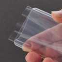 Binditek 200 Pack 3" x 4" Hard Plastic Card Protectors and Sleeves Bundle, Includes 100 Rigid 35PT Card Protectors and 100 Penny Sleeves for Sports, Trading, Baseball, Football