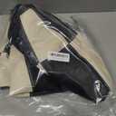 Thgonwid Unstuffed Moroccan Ottoman Pouf Cover, Ottoman Footstool Storage Solution, Bean Bag Chair, Foot Rest, Multi-Black&White