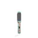 CALISTA GoGo Mini Heated Round Brush | Curl, Touch-Up, De-Frizz, and Style Hair with the Mini 7â€ Styling Tool | Heats to 365Â°F | Perfectly Designed Travel Tool | Dual Voltage (Retro Floral)