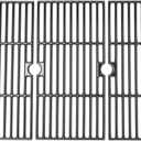 Hisencn Grill Grates Replacement for Charbroil Advantage 463343015, 463344015, 463344116, Kenmore, Advantage Gas2coal Parts 463340516, G467-0002-W1, 16 15/16" Porcelain Enameled Cooking Grids, 3 Packs (16 15/16" x 24 5/6")
