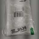 NICETOWN White Sheer Curtains 63 inch Length for Bedroom, Rod Pocket Translucent Voile Sheer Airy & Breathable Curtain Panels for Flat/Apartment, 2 Pieces, 60" W