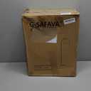 62.5" Wood Floor Lamp for Living Room Gold with Foot Switch Arc Standing Tall Lamps for Bedroom Mid Century Modern Corner Floor Lamps for Office Nursery Industrial Reading Light Room Lamp