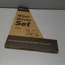 OEM Quality Windshield Wiper Blades, 18 and 18 DSV Standard Car Wiper Blades With Universal U/J Hook Only, Automotive Replacement Wiper Blades for my Car, Water Repellency Wiper Blade, Pack of 2