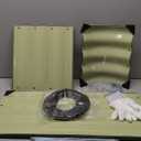 5-in-1 Adjustable Raised Garden Bed Kit | Galvanized Planter Boxes for Vegetables, Flowers | 12" Tall, Multiple Sizes (8x3x1ft, 9x2x1ft, 10x1x1ft, 6x5x1ft, 7x4x1ft) | Outdoor Metal Raised Bed, Green