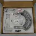 Peisaluo Handheld Toilet Bidet Sprayer for Toilet, Muslim Shower Bidet Toilet Hose Sprayer Kit, Jet Spray Bidet Attachment Connected to Faucet for Cloth Diaper Care and Feminine Wash (Silver)