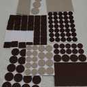 Felt Furniture Pads X-PROTECTOR 133 PCS Premium Furniture Pads - Felt Pads Furniture Feet Best Wood Floor Protectors - Protect Your Hardwood & Laminate Flooring! Brown and Beige