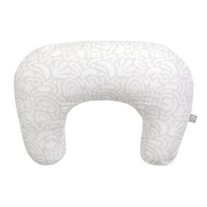 Boppy Nursing Pillow, Cream Retro Squiggles, Larger, More Supportive Pillow for Breastfeeding and Bottle Feeding; Firmer Fill, Higher Lift, Larger Area Than Original Nursing Pillow; JPMA Certified