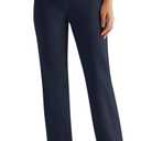 NIMIN Women High Waisted Dress Work Ankle Pants 26"/28"/30" Inseam Office Business Casual Trousers with Pockets 2025 (L)