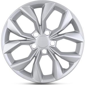 Nilight Wheel Cover Hubcaps 17 Inch Compatible with Honda CR-V CRV 2023 2024 2025 Hub Caps 17 inch Set of 4 Rim Covers Protector Wheel Replacement 44733-3A0-A02 ABS PC Material Flower Style, Silver