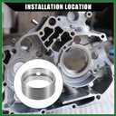 Motoforti Left/Crank Main Bearing Bushing for Polaris Sportsman 570 2012-2021 for Polaris ACE 570 2012-2021 / Crankcase Crank Bushing/Metal / 1 Pcs/Silver Tone Long-lasting