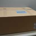 Rubbermaid Swing Top Waste Container for Home and Kitchen, Easy Access Disposal and Slim Modern Trash Can with Lid, 12.2 Gallon Capacity, White