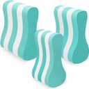 Soulchen 3 Pack Swimming Pull Float, 3 Sizes EVA Swimming Kickboard Swim Buoy 5 Layer Training Leg Float Aid Pool Buoy for Lap Training, Combo Pull for Adults and Beginners Train
