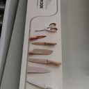 Astercook Knife Set, 13 Pieces Kitchen Knives Set with Healthy Anti-Rust Coating, Dishwasher Safe, Stainless Steel Chef Knife Sets with 6 Blade Guards, Perfect Holiday Gifts for Kitchen