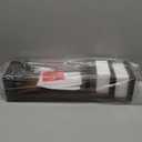 SRIWATANA Floating Shelves Wall Mounted, Solid Wood Wall Shelves Set of 3, Dark Brown