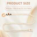 Rope Belts For Women,Women Tassel Braided Waist Belt,Tassel Waist Belts With Wooden Beads Waist Belt Rope Chain,Trendy Thin Belts White Thin Woven Waist Belts For Dresses Skirts Tunics