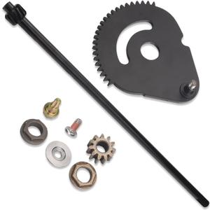 938-05078 738-05078 617-04094 5/8 Steering Rod Shaft (Length 21")/941-0656A Gear Bush/948-0389 Steering Rod Cap-Screw for MTD C-ub Cadet Troy-Bilt Replace 738P07154,738-05078, 61704094 - With Bushing