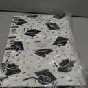 Hallmark 13" Large Graduation Gift Bags Assortment with Tissue Paper (3 Bags: Mortarboards, Class of 2023, Congrats) in Black, White and Gold